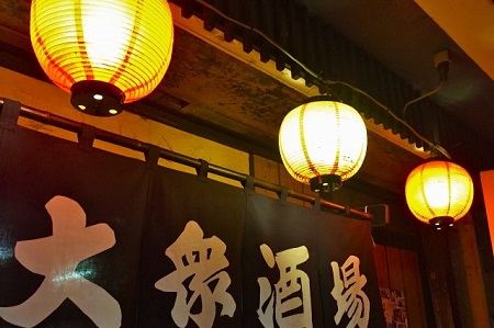 大衆居酒屋だけど白提灯