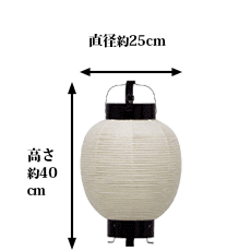 直径約24.5cm 高さ約40cm